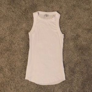 Grey Bandit White Tank Top